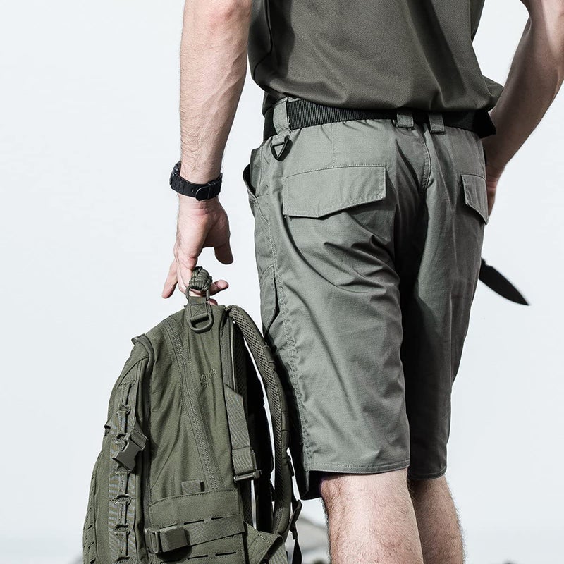 ReFire Gear Men's Urban Tactical Military EDC Cargo Shorts Rip Stop Cotton Outdoor Camo Shorts - Image 3